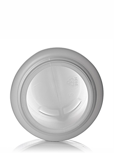 16 oz Natural-Colored HDPE Plastic Wide-Mouth Packer – B236