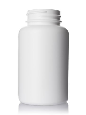 150 cc white HDPE plastic pill packer bottle with 38-400 neck finish