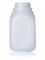 8 oz natural-colored HDPE plastic dairy bottle with 38-400 neck finish