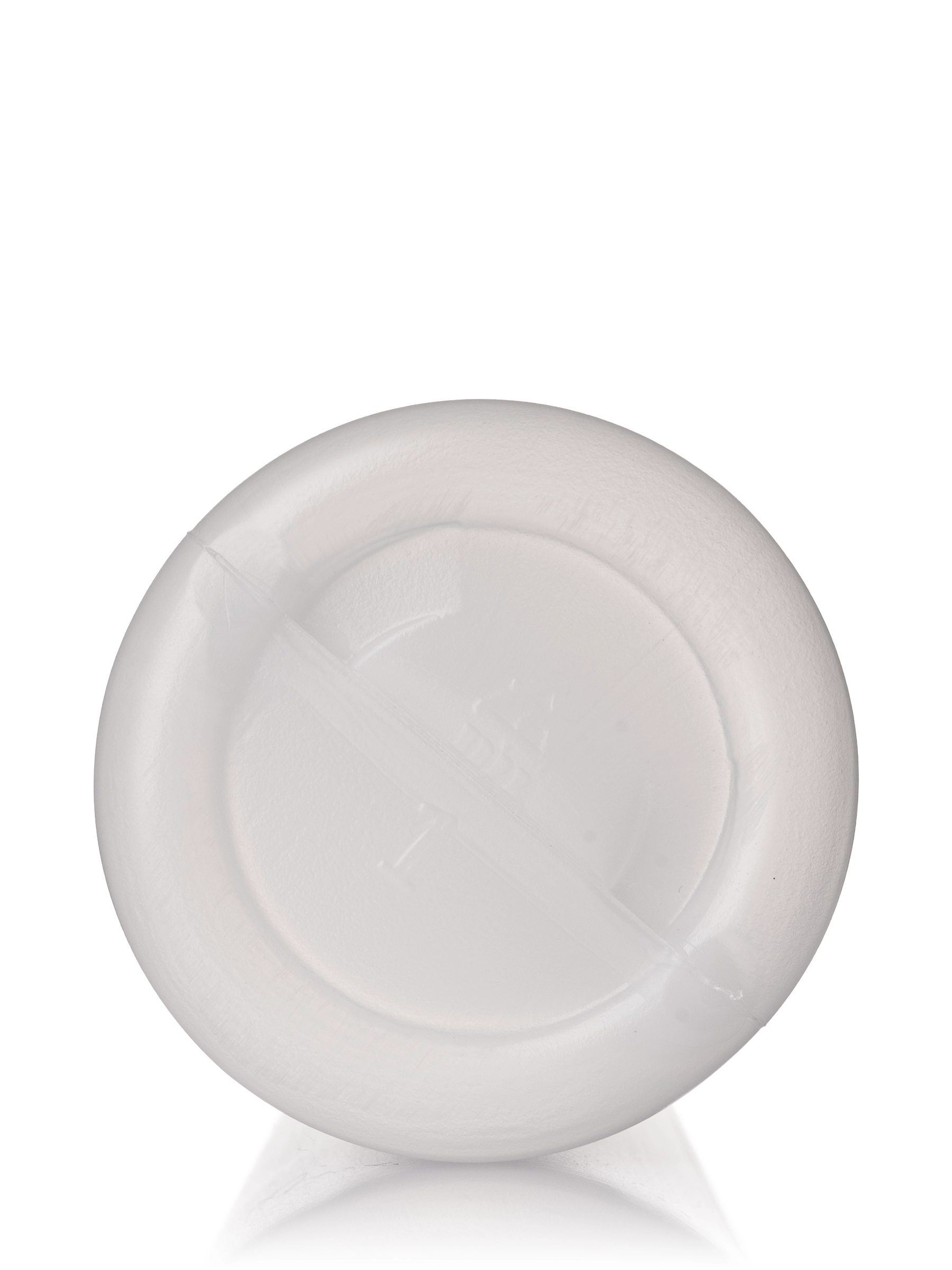 10 oz Natural-Colored HDPE Plastic Cylinder Round Bottle – B2539NT