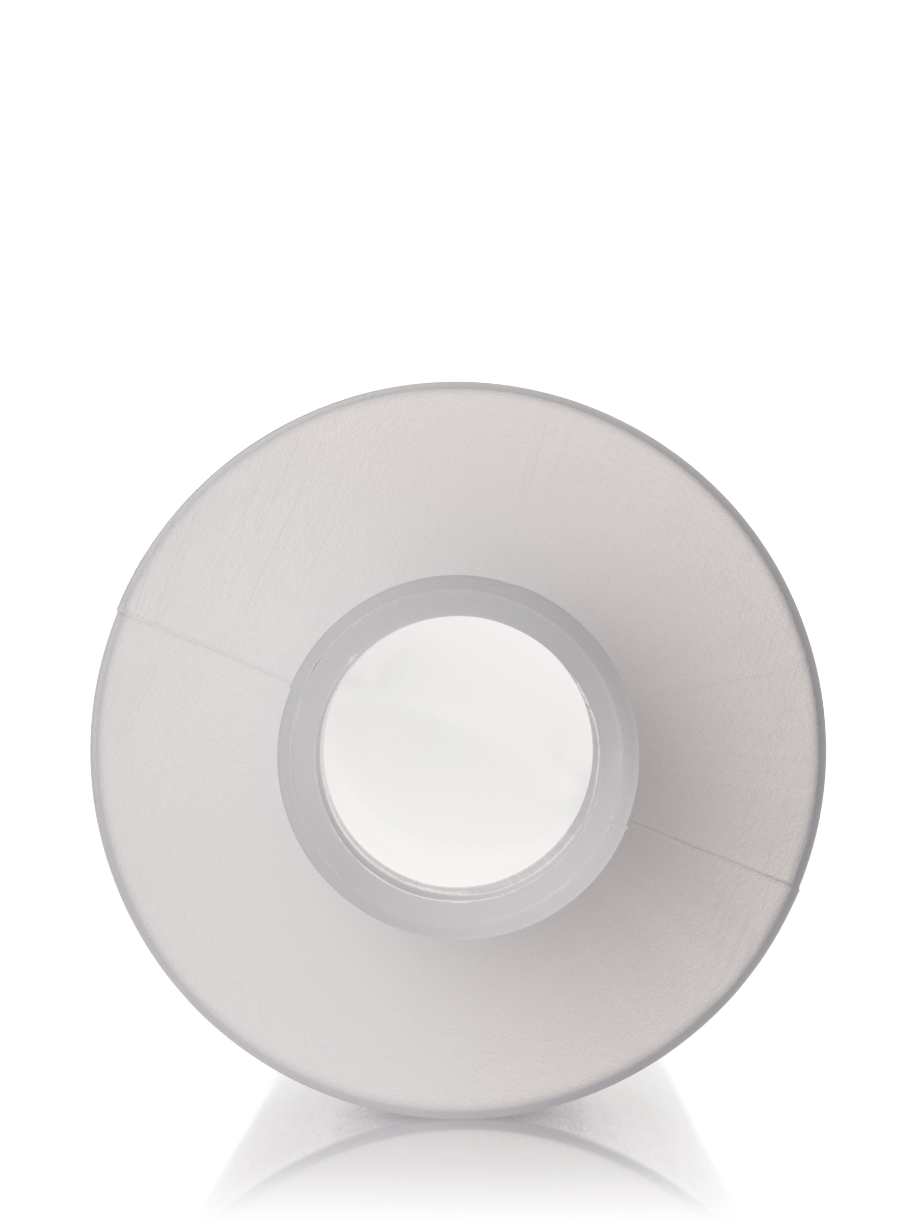10 oz Natural-Colored HDPE Plastic Cylinder Round Bottle – B2539NT