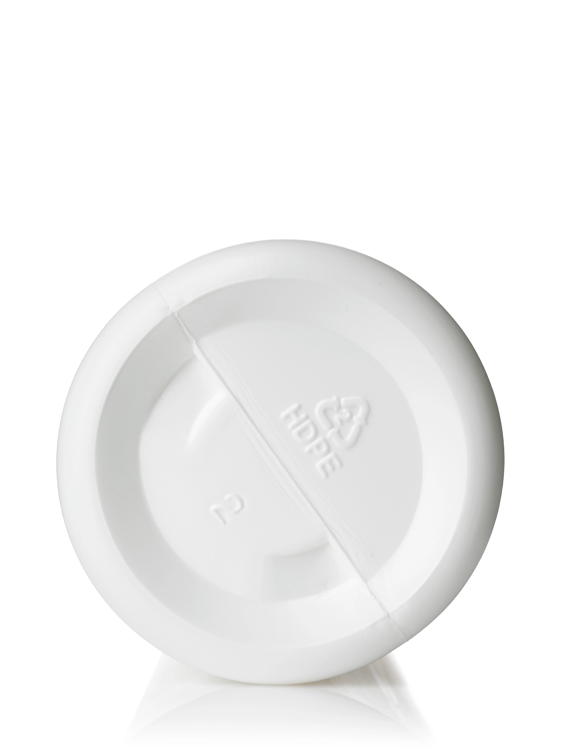 10 oz White HDPE Soft Touch Plastic Bullet Round Bottle – B2592WHST