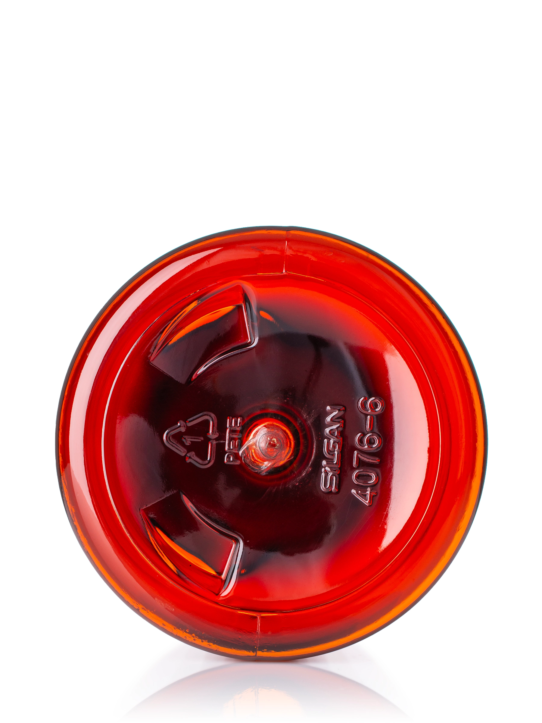 12 oz Amber PET Plastic Squat Boston Round Bottle – B274AM