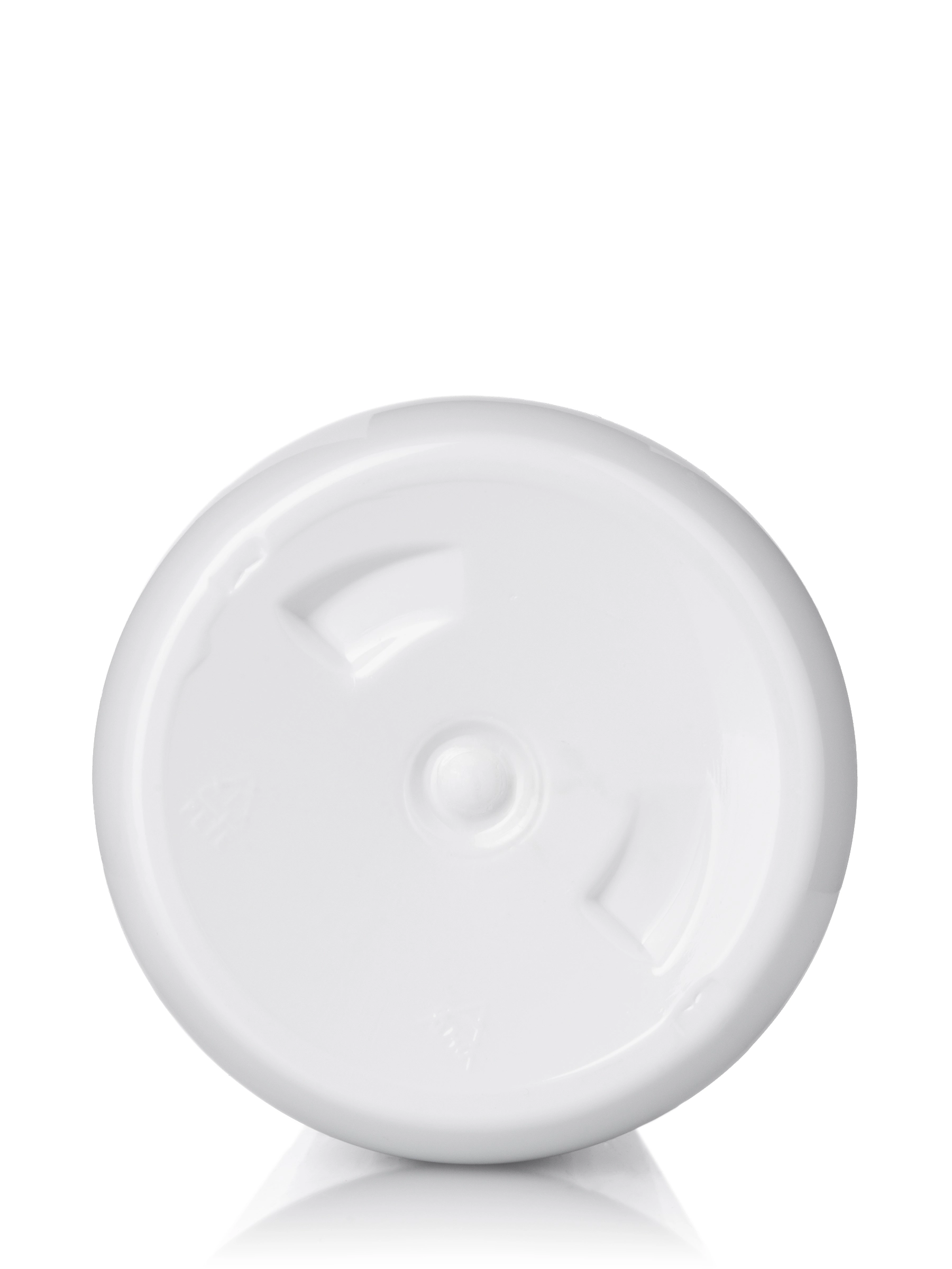 12 oz White PET Plastic Boston Round Bottle – B275WH