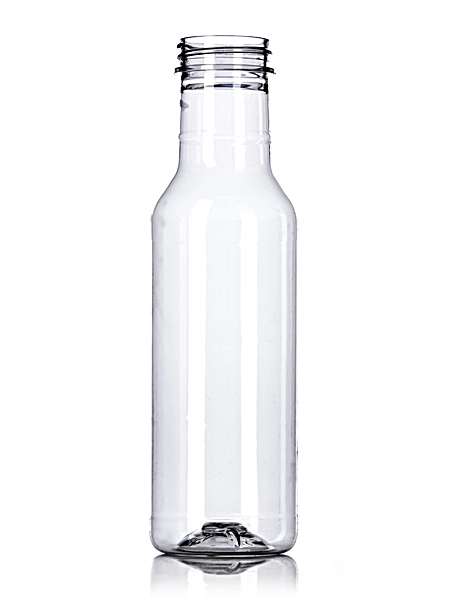 12 oz Clear PET Plastic Sauce Bottle – B277