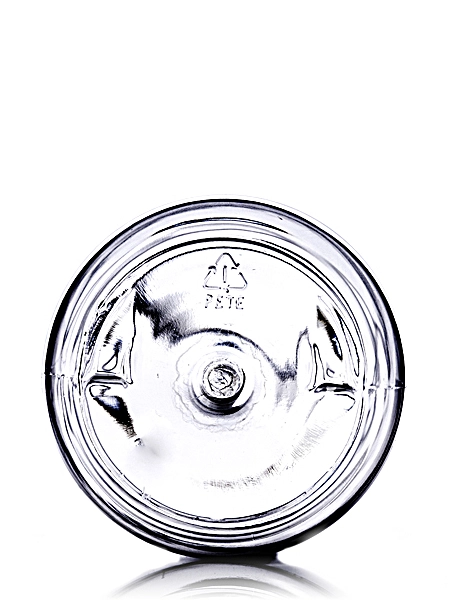 12 oz Clear PET Plastic Boston Round Bottle – B280