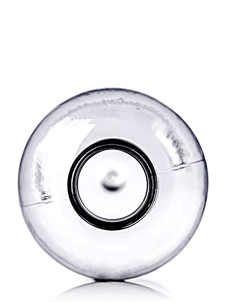 12 oz Clear PET Plastic Boston Round Bottle – B280