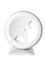 12 oz white PET plastic cosmo round bottle with 24-410 neck finish