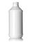 8 oz white PET plastic modern round bottle with 24-410 neck finish