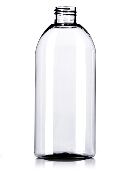 8 oz Clear PET Plastic Capri Oval Bottle – B305