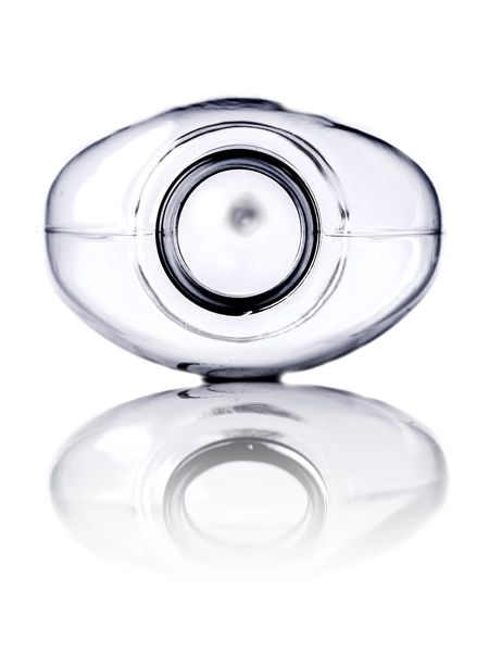 8 oz Clear PET Plastic Capri Oval Bottle – B305