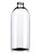 8 oz clear PET plastic capri oval bottle with 24-410 neck finish