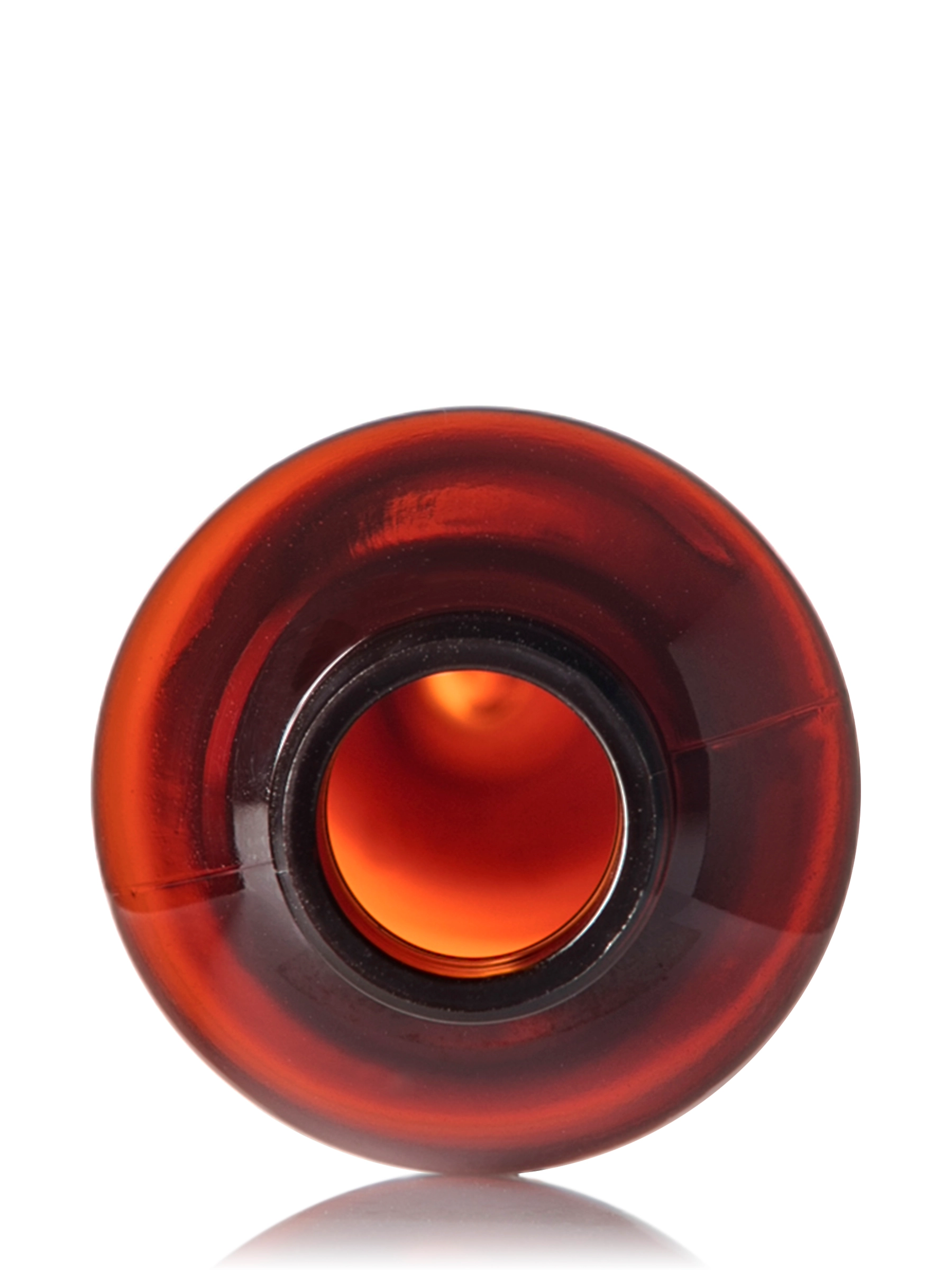 8 oz Amber 25% PCR (post Consumer Resin) PET Plastic Cosmo Round Bottle – B311AMPCR25
