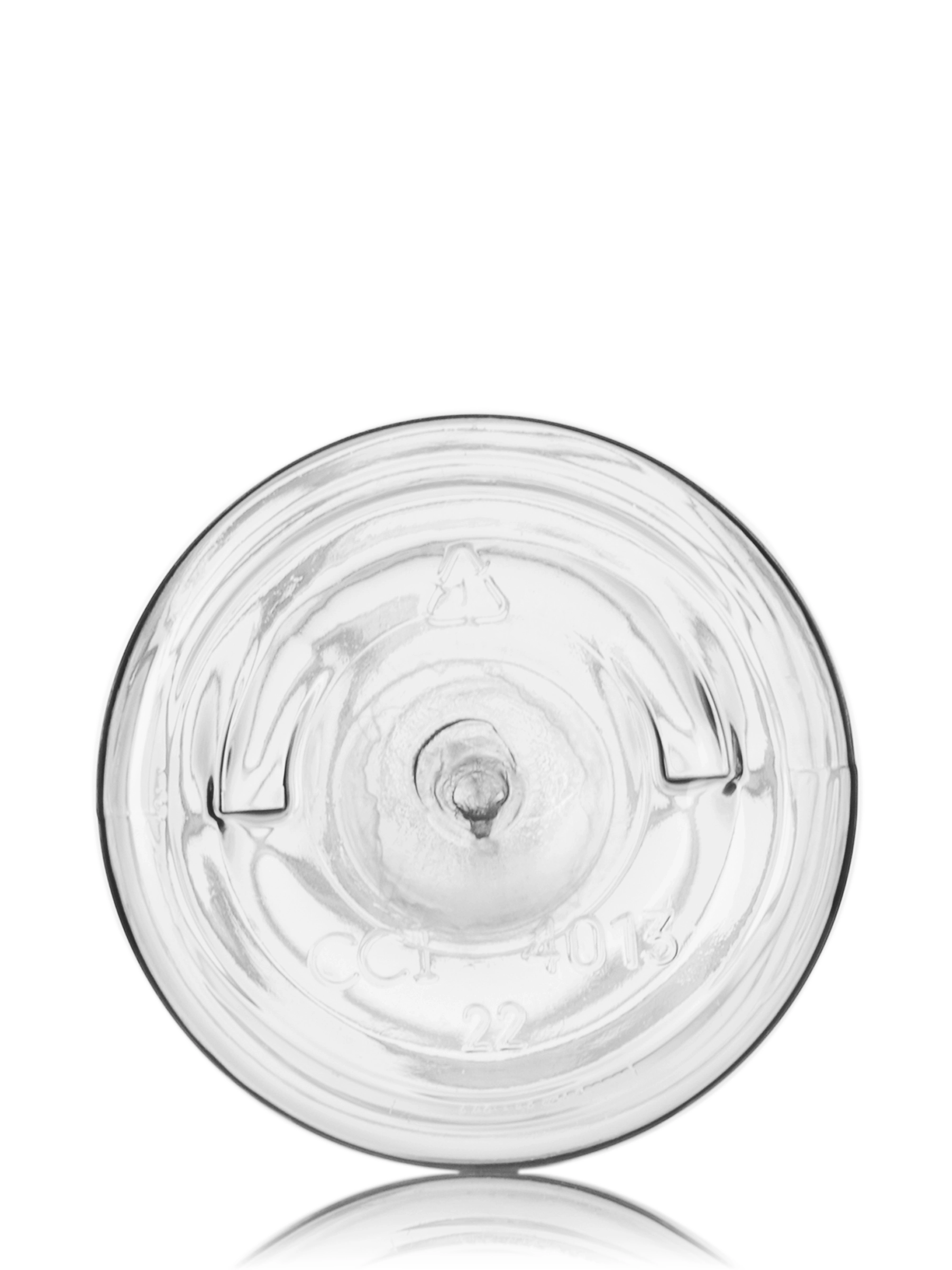 8 oz Clear PET Plastic Cosmo Round Bottle – B311CL