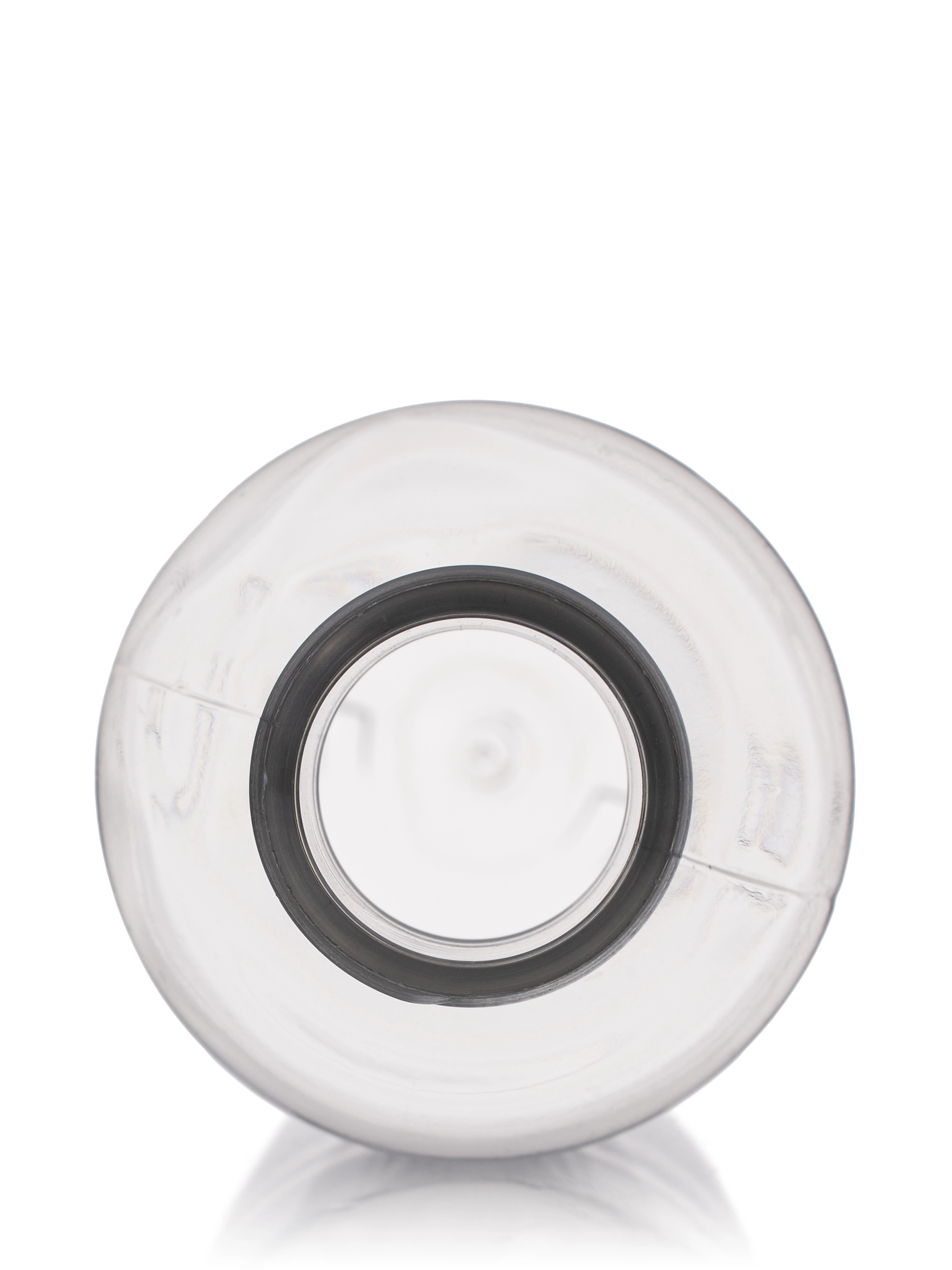 8 oz Clear 25% PCR PET Plastic Cosmo Round Bottle – B311CLPCR25
