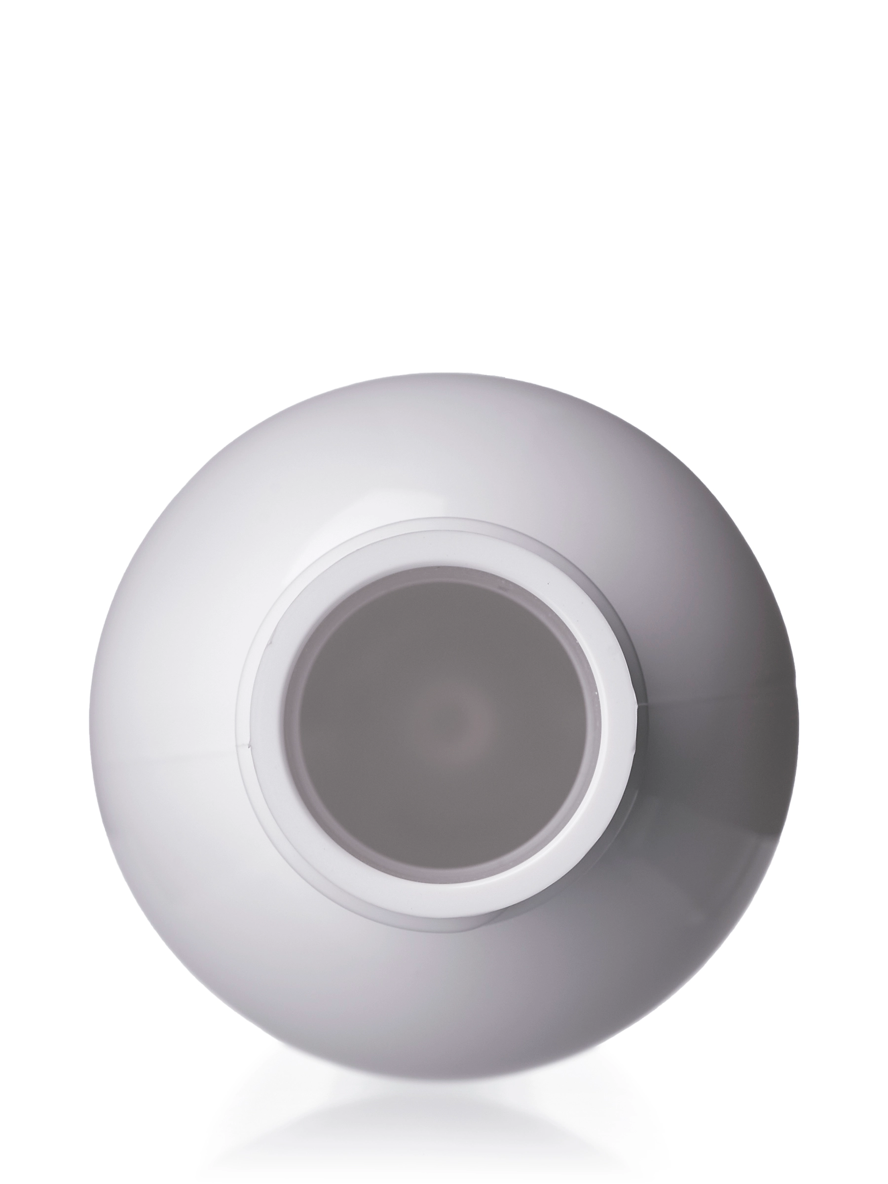 8 oz White PET Plastic Cosmo Round Bottle – B311WH