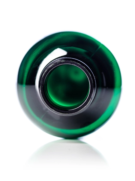 8 oz Green PET Plastic Cosmo Round Bottle – B314