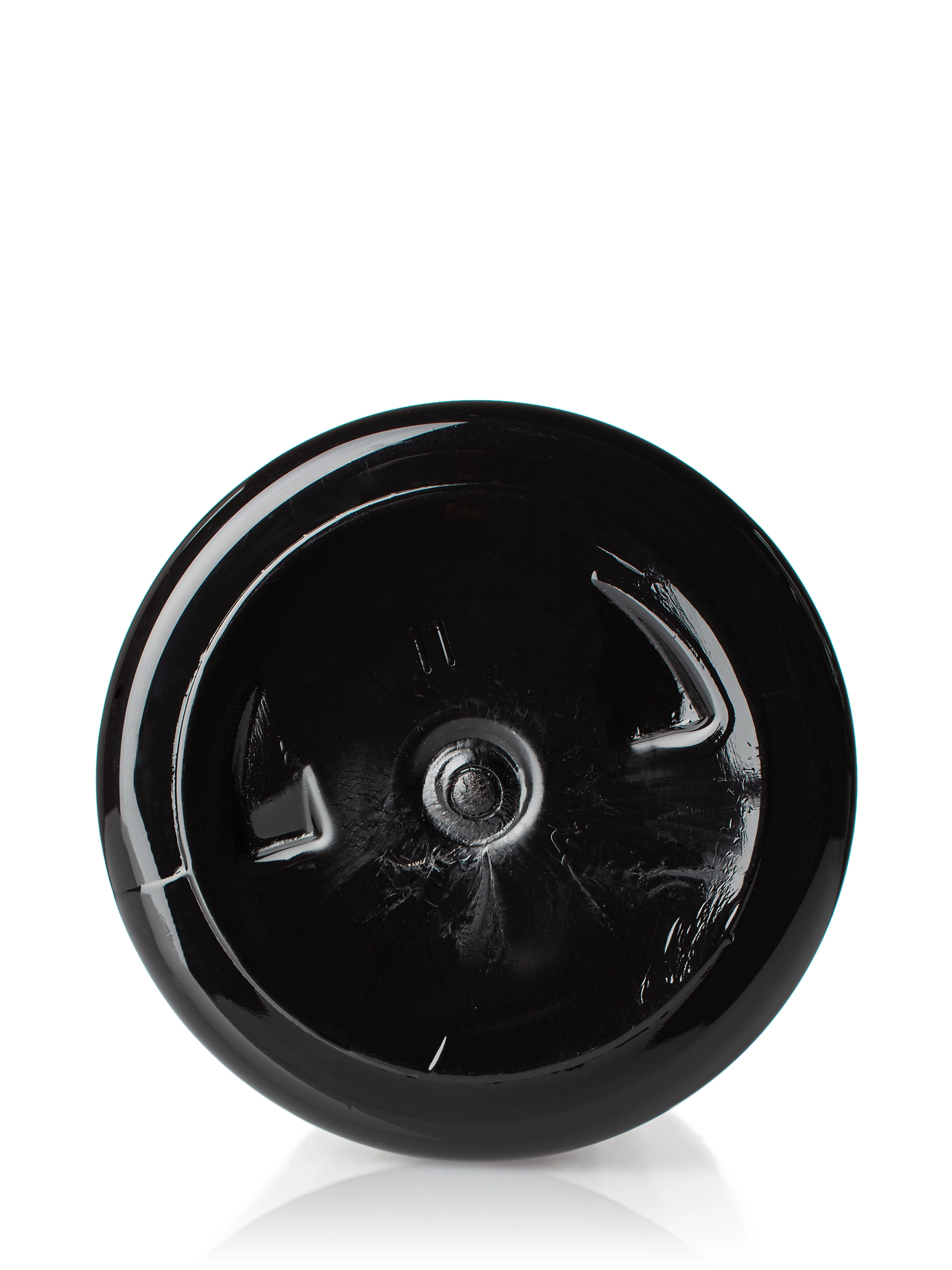8 oz Dark Amber PET Plastic Squat Boston Round Bottle – B315DA