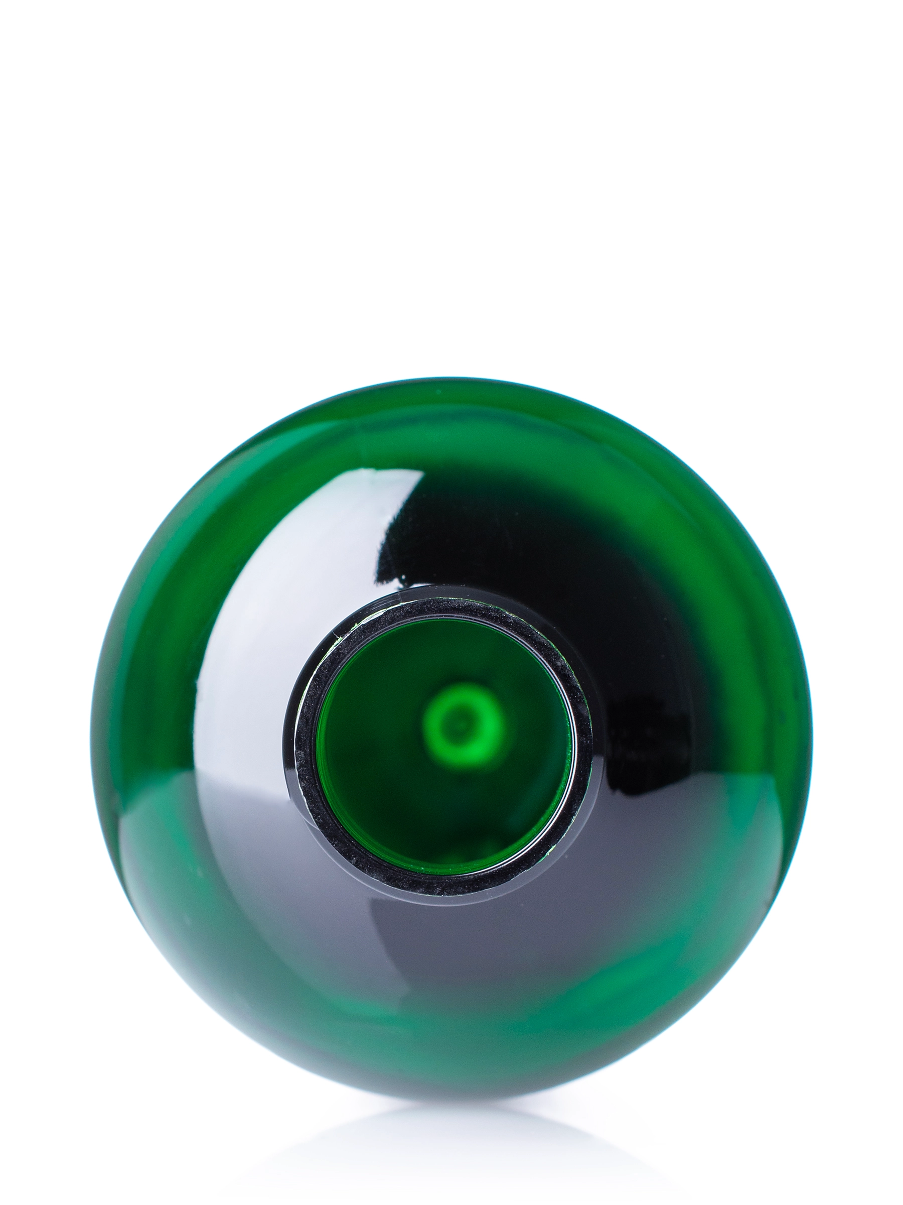 8 oz Green PET Plastic Squat Boston Round Bottle – B315GN