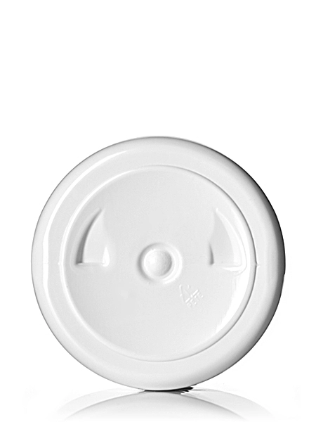 8 oz White PET Plastic Squat Boston Round Bottle – B315W