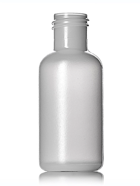 1/2 oz Natural-Colored HDPE Plastic Boston Round Bottle – B317NT