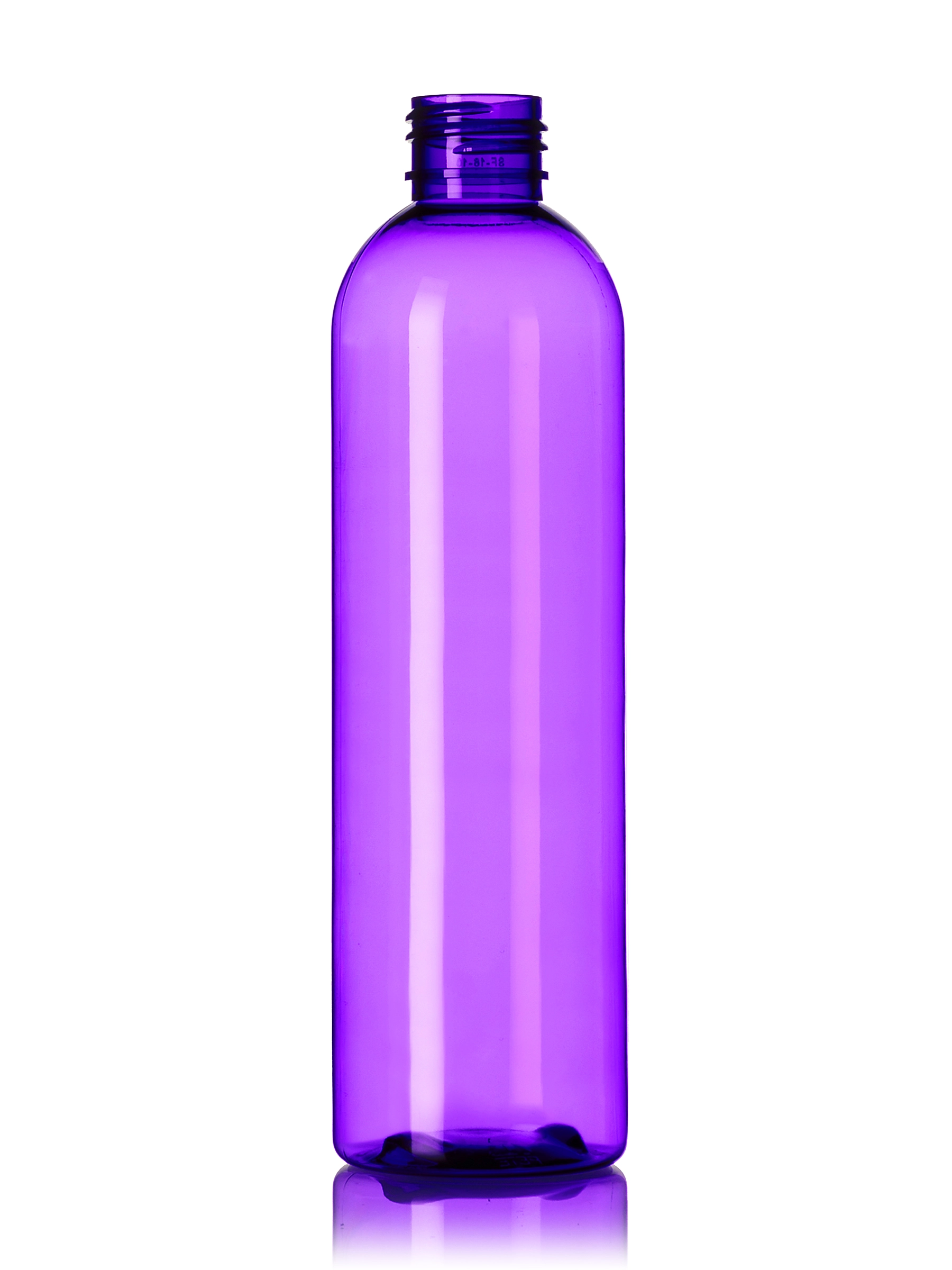 8 oz Purple PET Plastic Bullet Round Bottle – B318PU