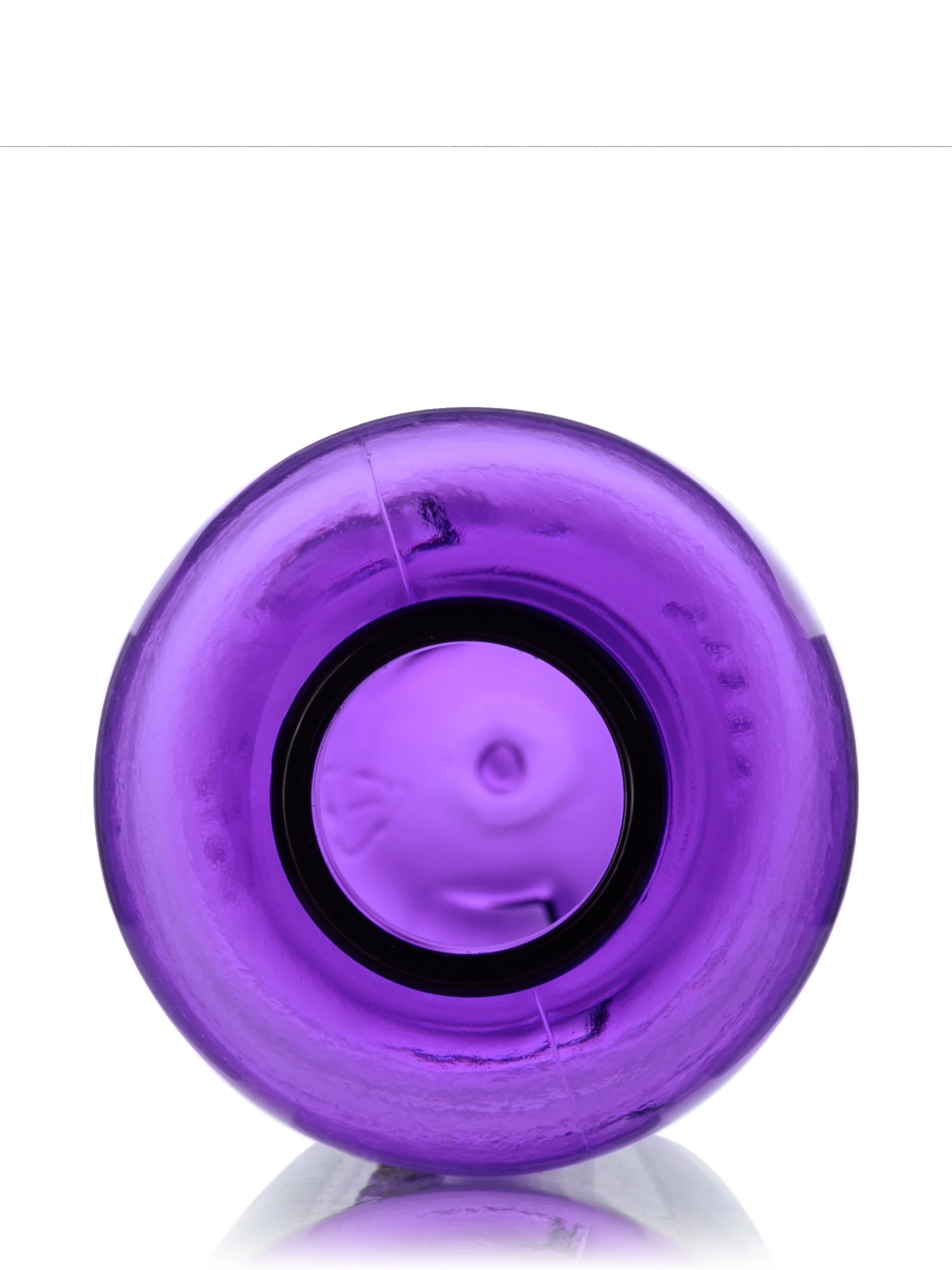 8 oz Purple PET Plastic Bullet Round Bottle – B318PU