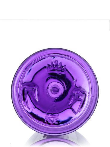 8 oz purple PET plastic bullet round bottle with 24-410 neck finish