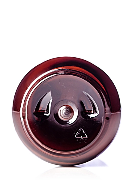 8 oz Amber PET Plastic Boston Round Bottle – B320A