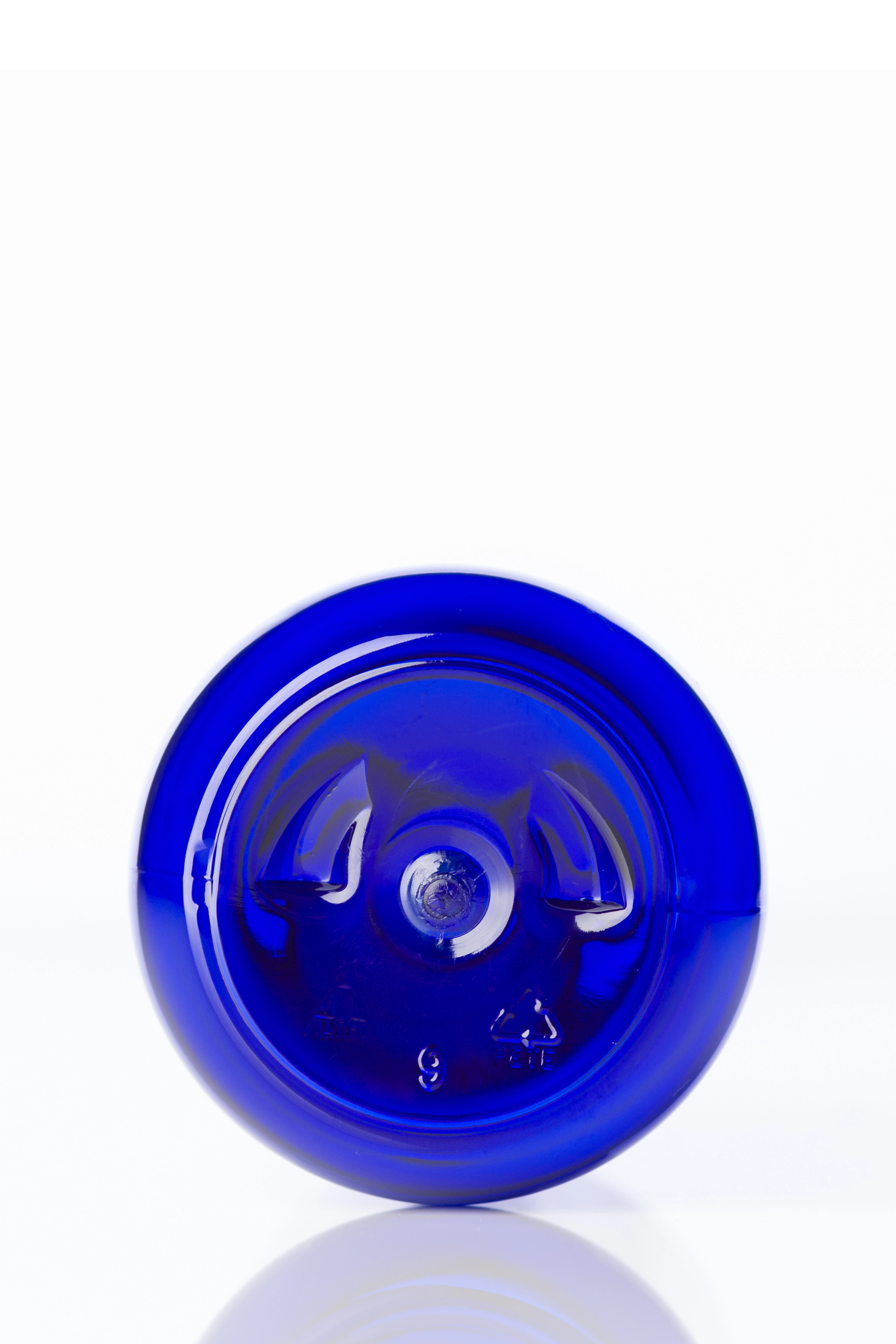 8 oz Cobalt Blue PET Plastic Boston Round Bottle – B320B