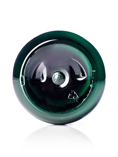 8 oz Green PET Plastic Boston Round Bottle – B320G