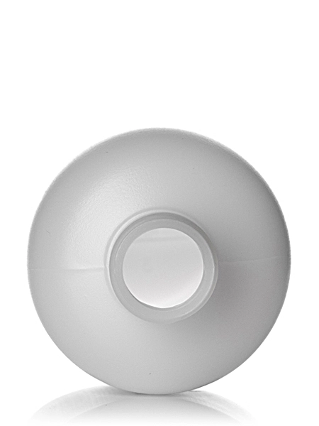 8 oz Natural-Colored HDPE Plastic Boston Round Bottle – B320N