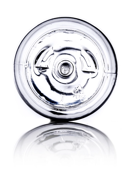 8 oz Clear PET Plastic Boston Round Bottle – B321