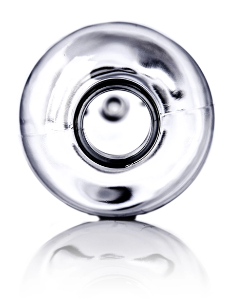 8 oz Clear PET Plastic Boston Round Bottle – B321