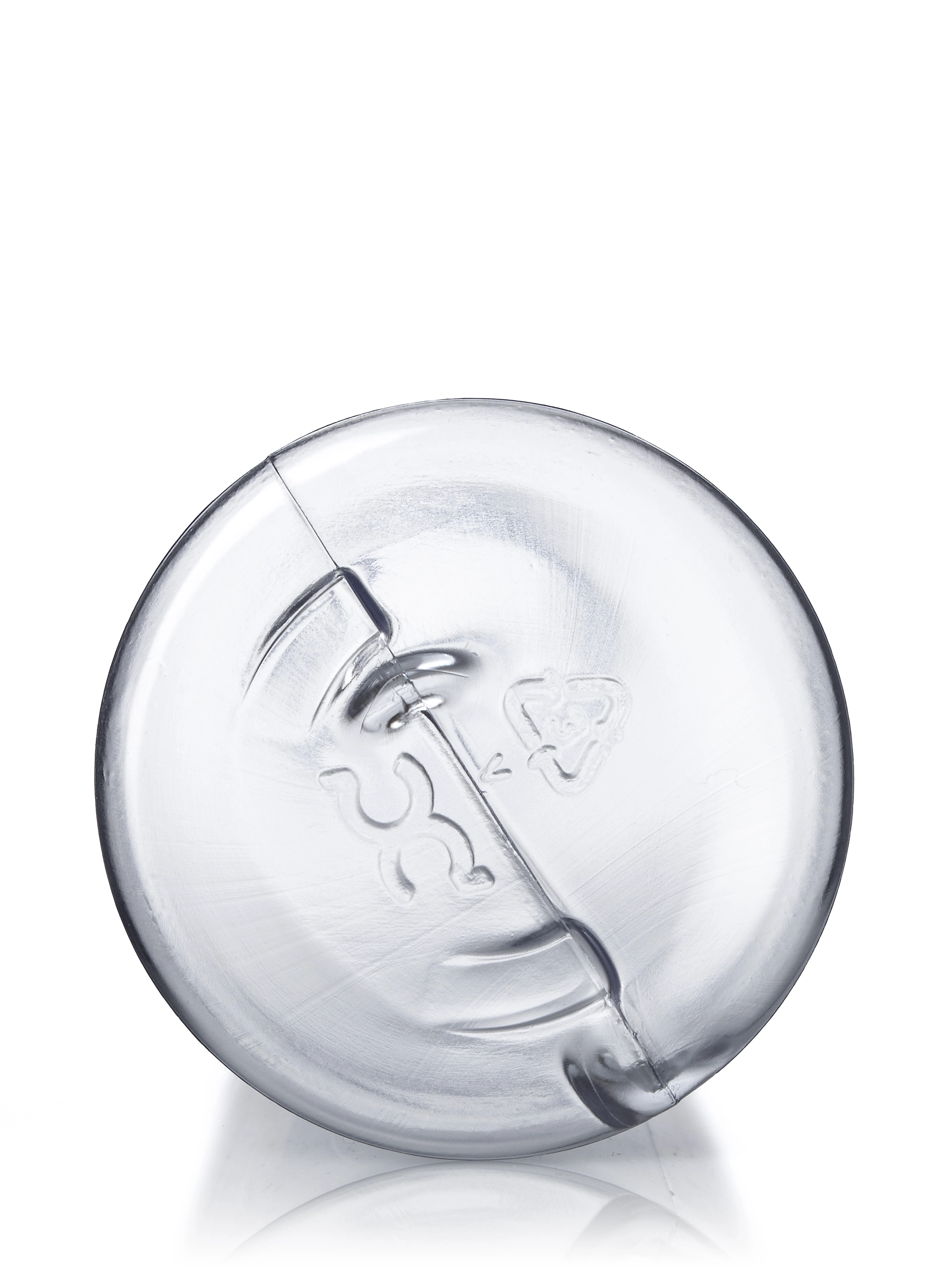 8 oz Clear PVC Plastic Cylinder Round Bottle – B322