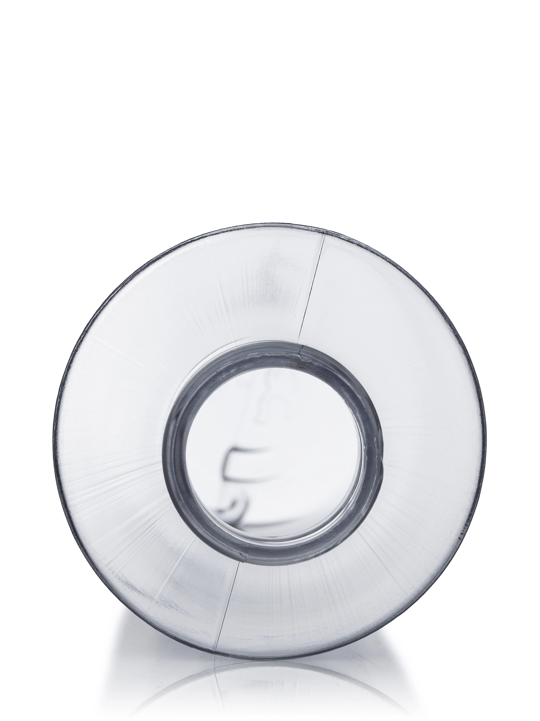 8 oz Clear PVC Plastic Cylinder Round Bottle – B322
