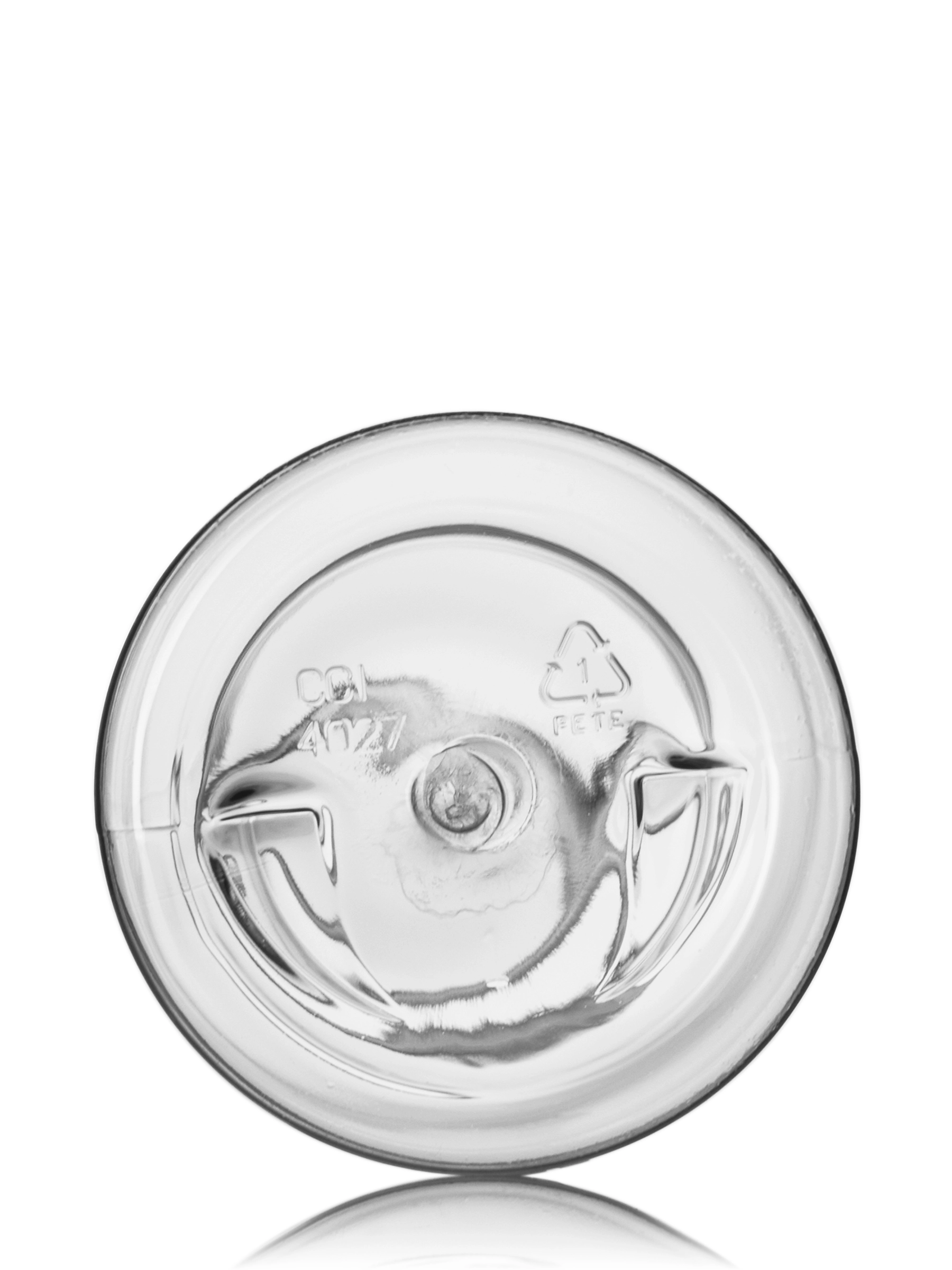 8 oz Clear PET Plastic Squat Boston Round Bottle – B332CL