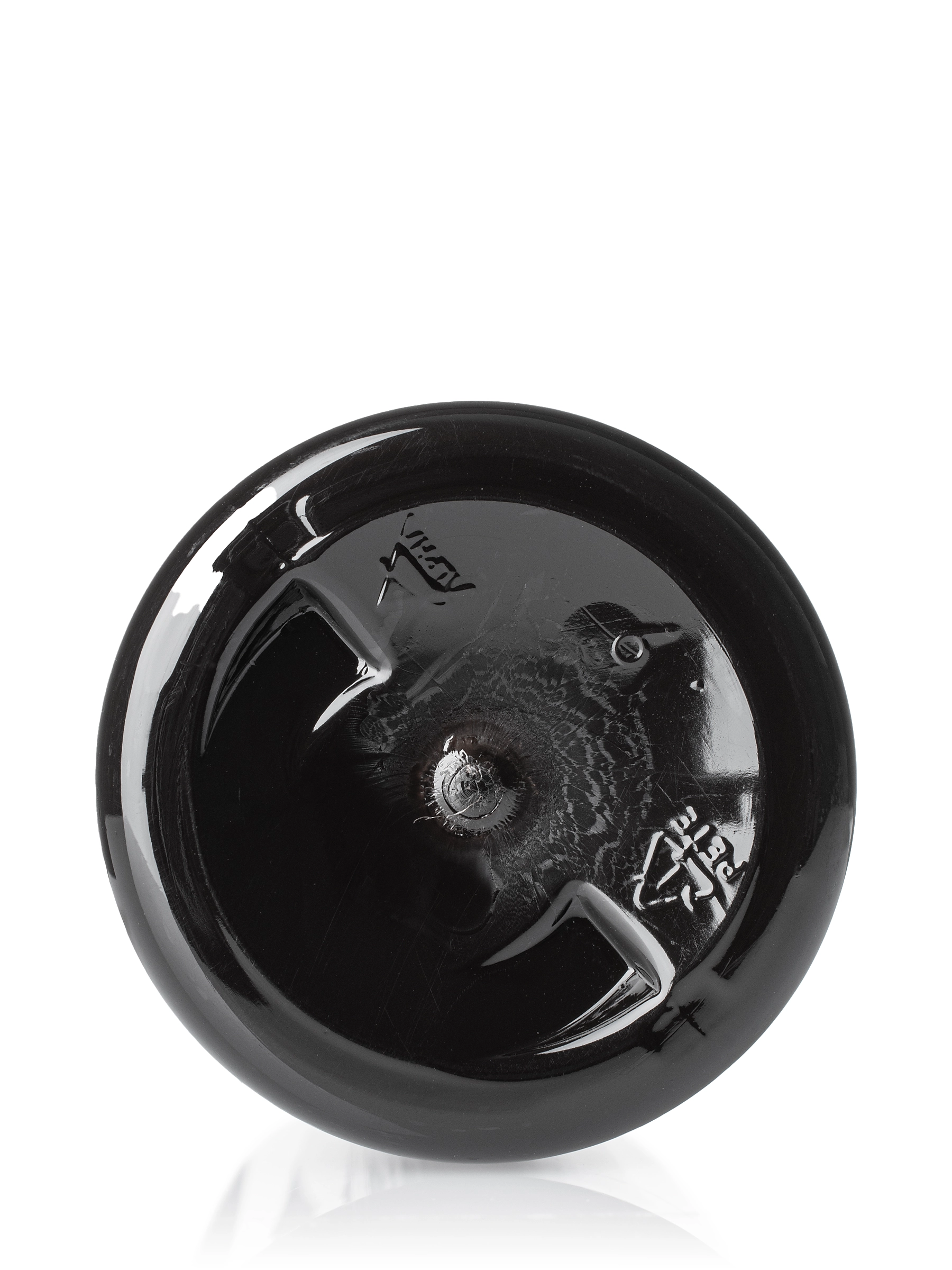 6 oz Dark Amber PET Plastic Cosmo Round Bottle – B336DA