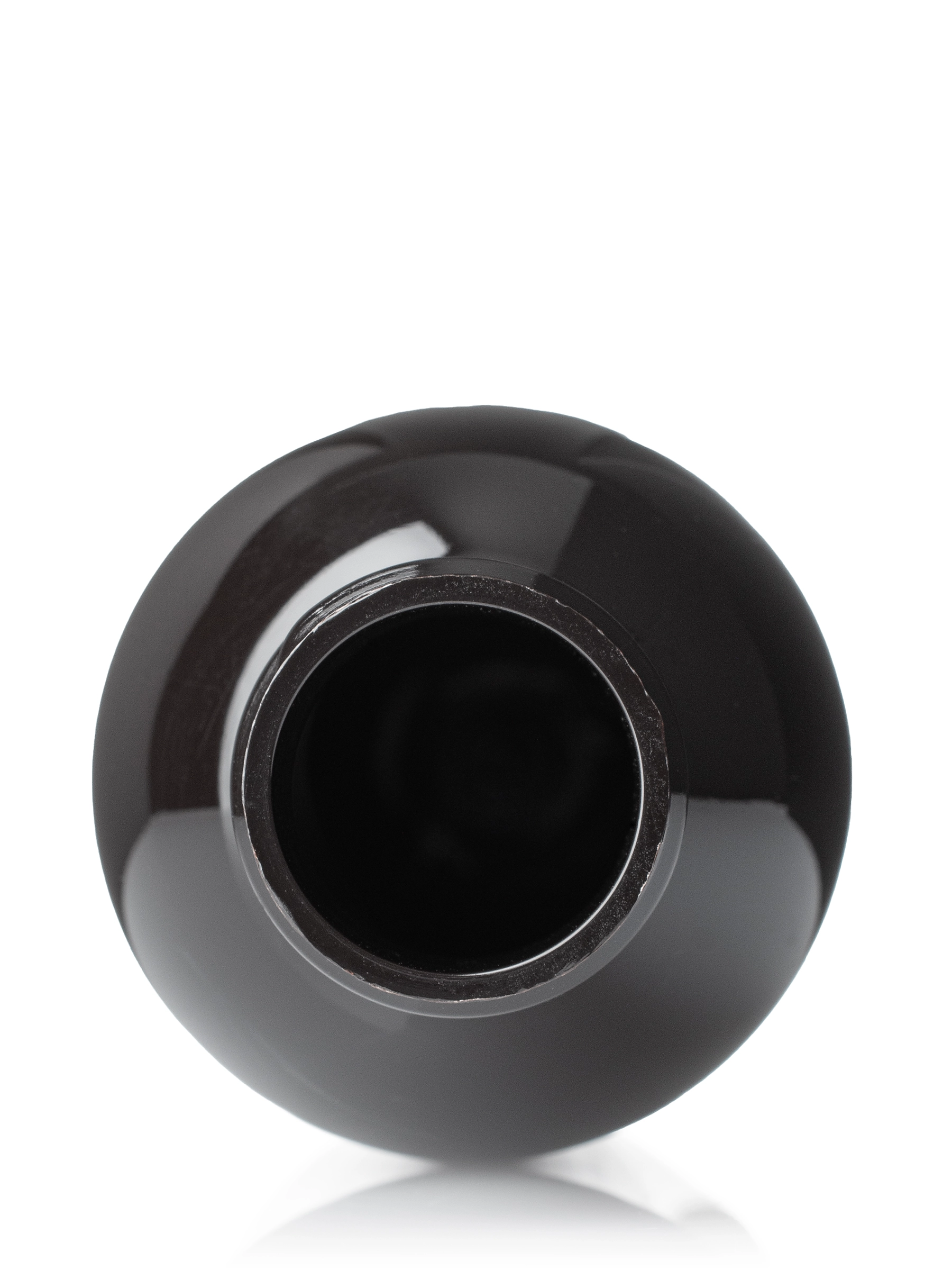 6 oz Dark Amber PET Plastic Cosmo Round Bottle – B336DA