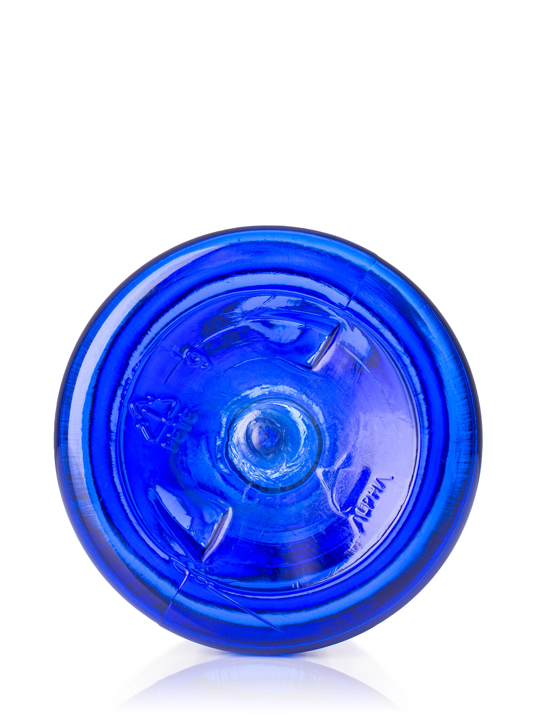4 oz Cobalt Blue PET Plastic Slim Cylinder Round Bottle – B342B