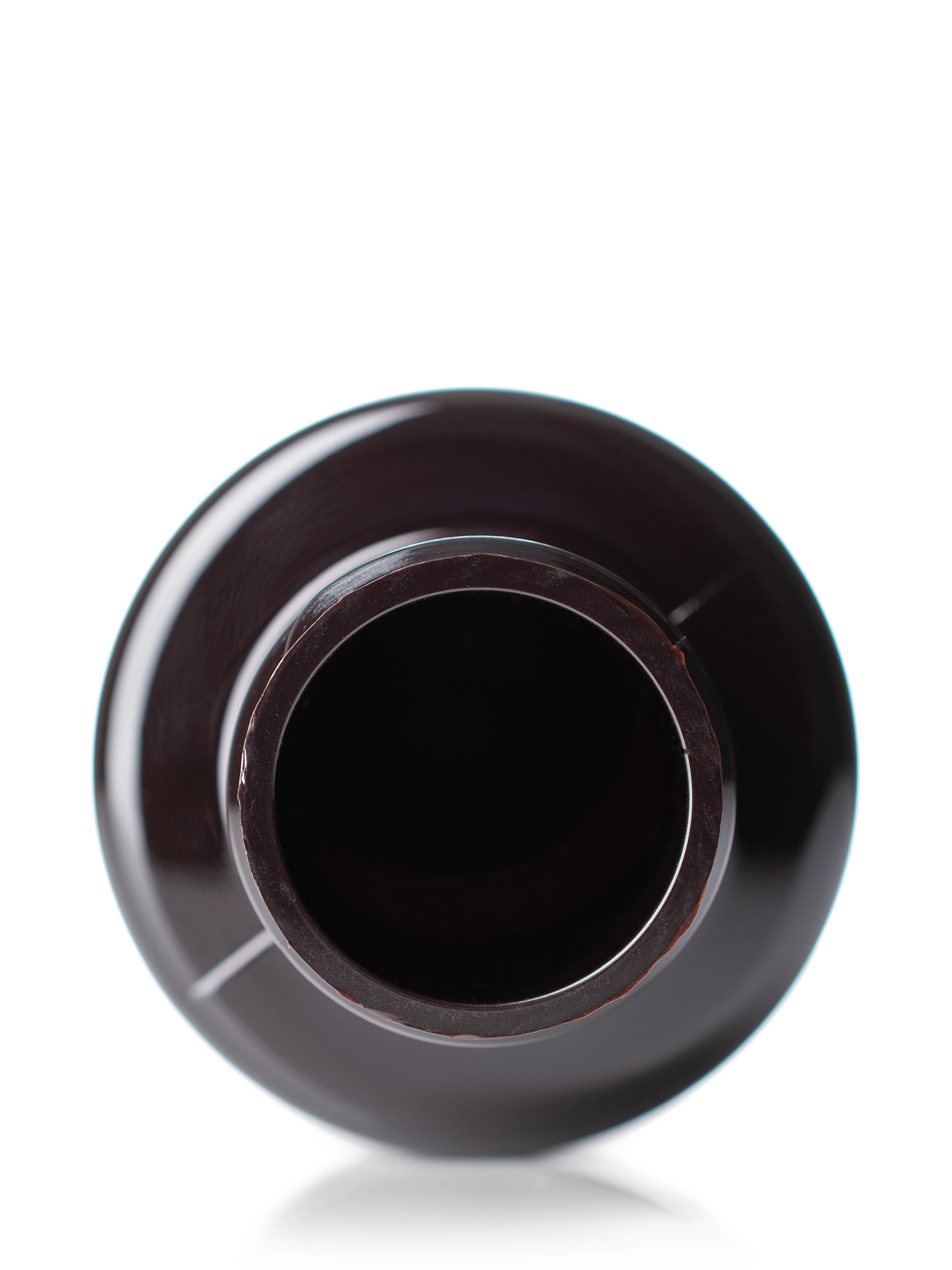 4 oz Dark Amber PET Plastic Slim Cylinder Round Bottle – B342DA