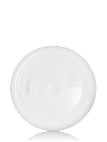 4 oz white PET plastic slim cylinder round bottle with 24-410 neck finish