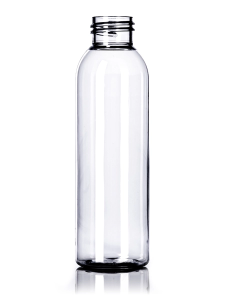 4 oz Clear PET Plastic Cosmo Round Bottle – B344UV