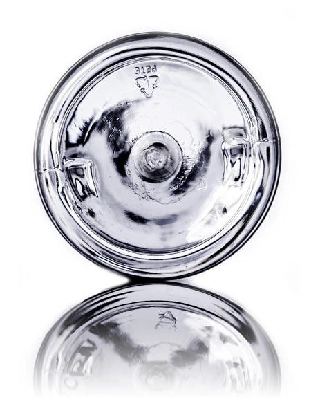 4 oz Clear PET Plastic Cosmo Round Bottle – B344UV