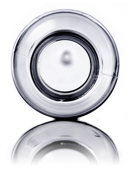 4 oz Clear PET Plastic Cosmo Round Bottle – B344UV