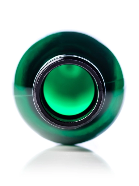 4 oz Green PET Plastic Cosmo Round Bottle – B345G