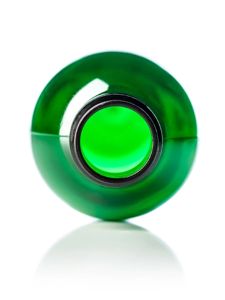 4 oz Green PET Plastic Bullet Round Bottle – B345K