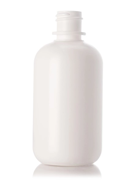 4 oz White LDPE Plastic Boston Round Bottle – B347