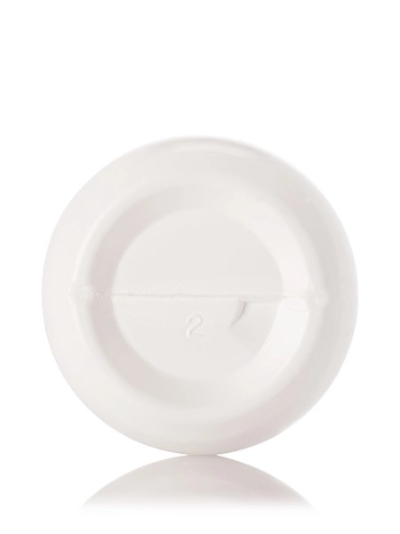 4 oz White LDPE Plastic Boston Round Bottle – B347