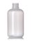 4 oz natural-colored LDPE plastic boston round bottle with 20-410 neck finish